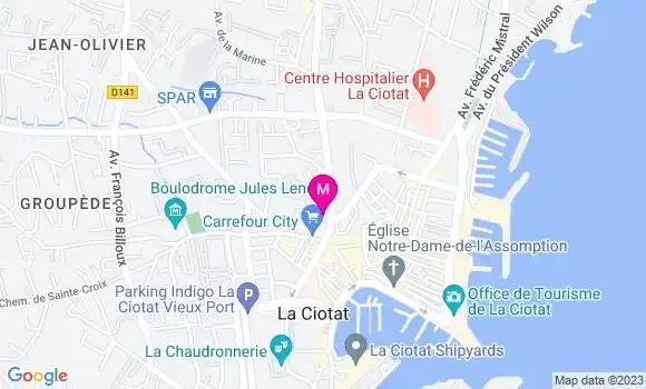 Localisation Restaurant  Le Jardin de Lola