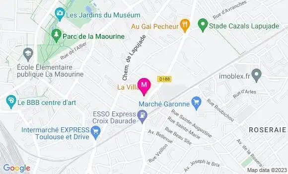 Localisation Restaurant  La Villa