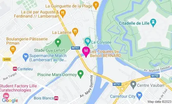 Localisation Restaurant  Les Toquées