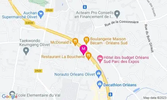 Localisation Restaurant  Le Grand Pécheur