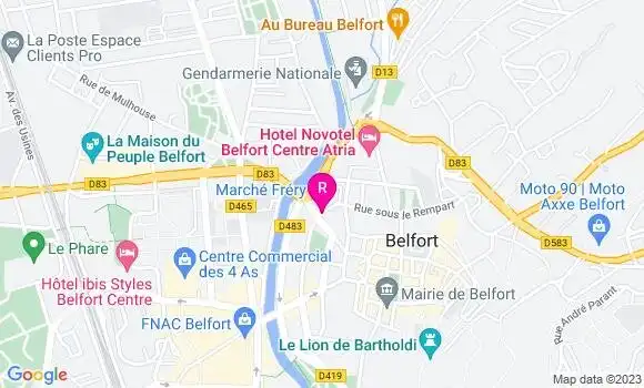 Localisation Brasserie Microbrasserie et Cie