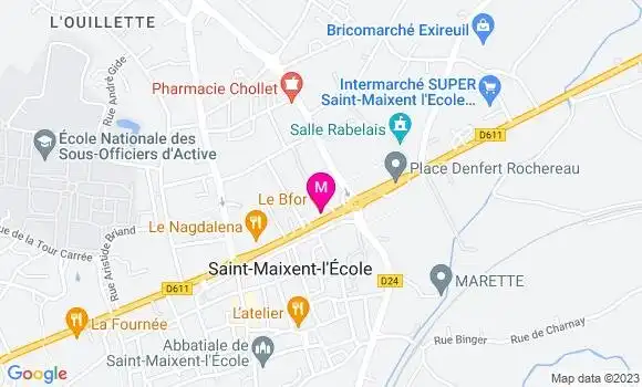 Localisation Restaurant Bar Le Bfor