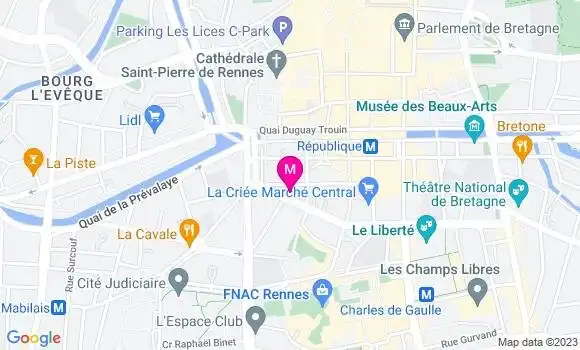 Localisation Restaurant  La Petite Ourse