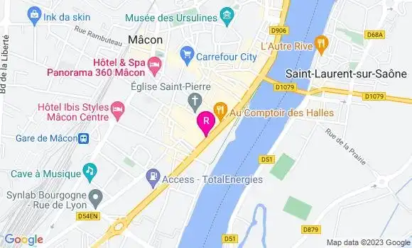 Localisation Restaurant  Le Petit Bouton d