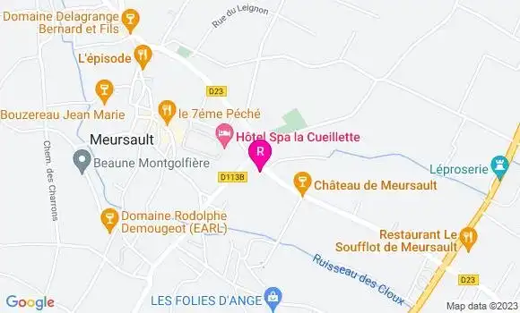 Localisation Restaurant  Au Fil du Clos