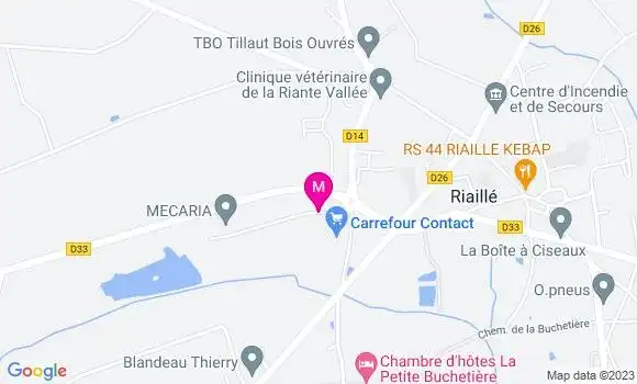 Localisation Restaurant  Le Relais de l