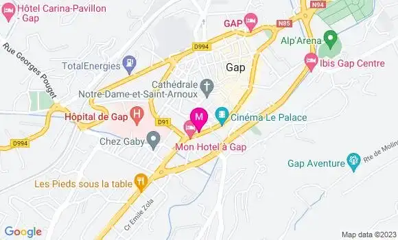 Localisation Restaurant Bar Cave 42