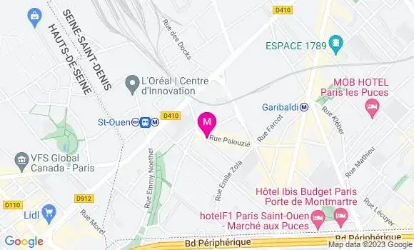 Localisation Restaurant  La Croque Factory