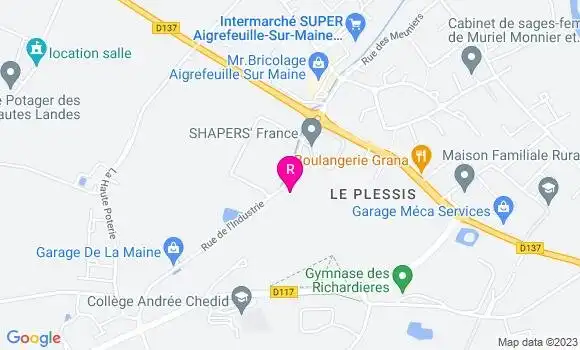 Localisation Restaurant  Cuisinerie au Boulot
