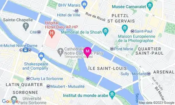 Localisation Restaurant  Le Paradiso