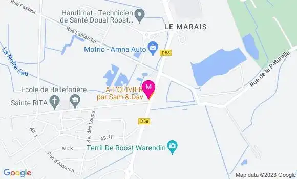 Localisation Restaurant  A l