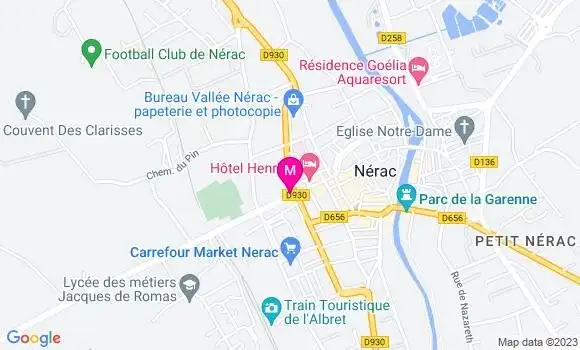 Localisation Restaurant  Le Marcadieu