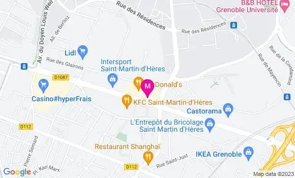 Localisation Restaurant 168