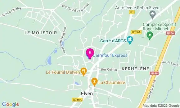 Localisation Crêperie O Gré des Sens