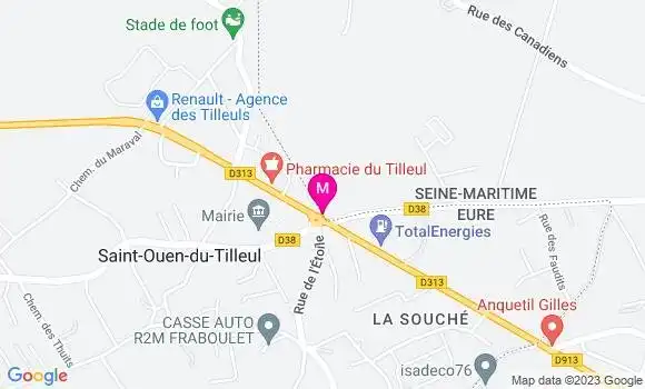 Localisation Restaurant  Le Saint Ouen