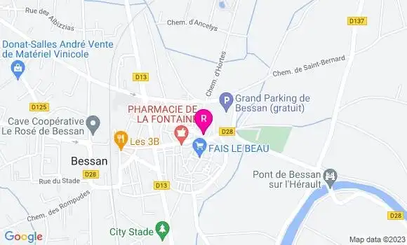 Localisation Brasserie Le 4