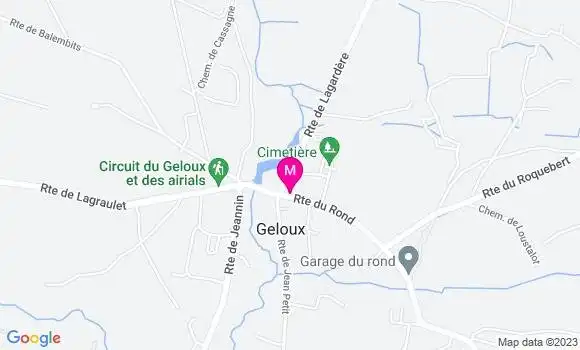 Localisation Restaurant  L