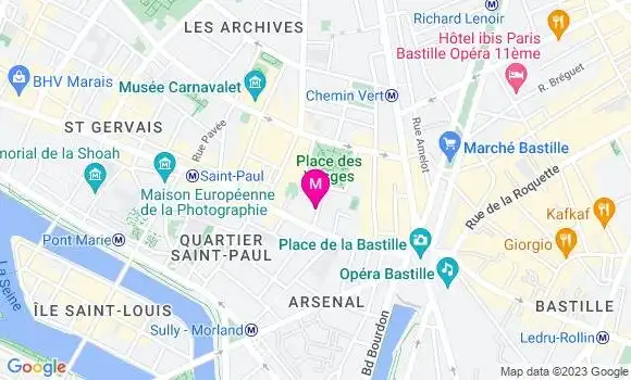 Localisation Restaurant Bar Assemblages