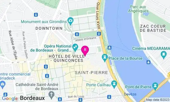 Localisation Restaurant  La Folie Rouge