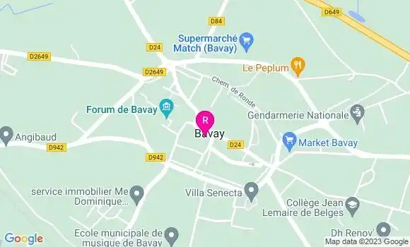 Localisation Restaurant  Le Nervien
