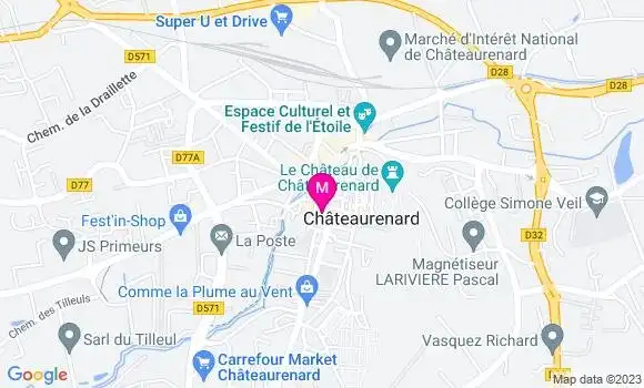 Localisation Restaurant  Camille en Provence