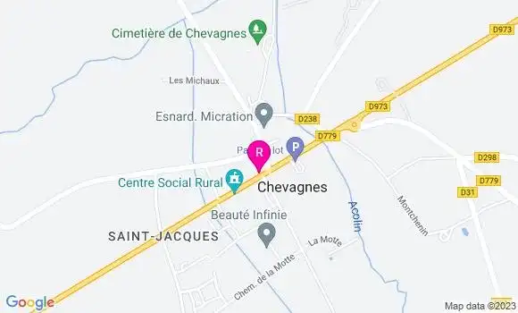 Localisation Restaurant  Le Cheval Blanc
