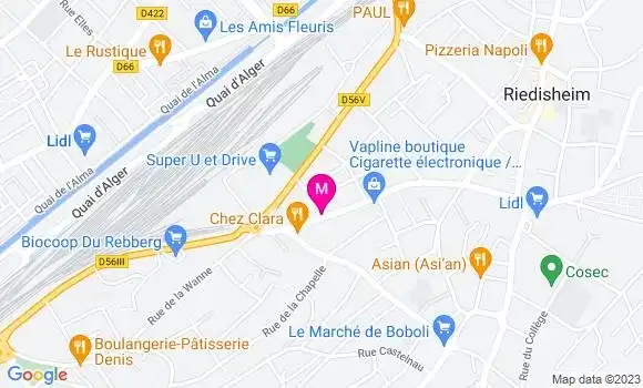 Localisation Restaurant  Le Saint Vincent