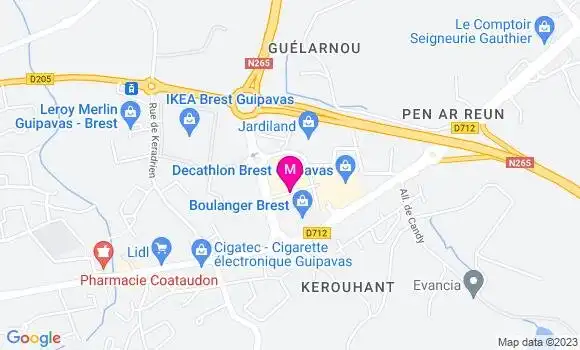 Localisation Restaurant  Memphis Diner