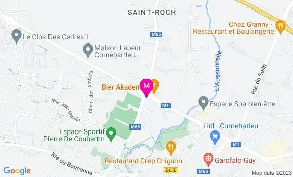 Localisation Restaurant  La Cantine des Canailles