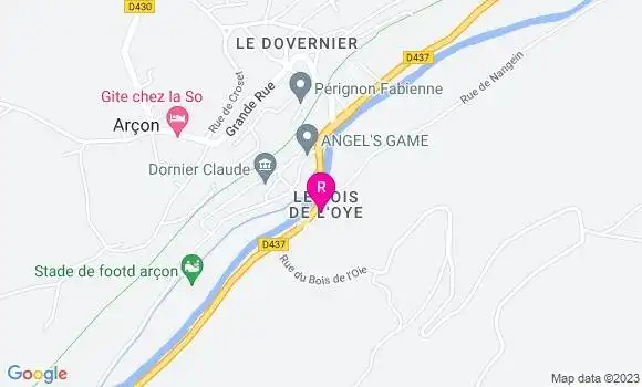 Localisation Restaurant du Pont de l