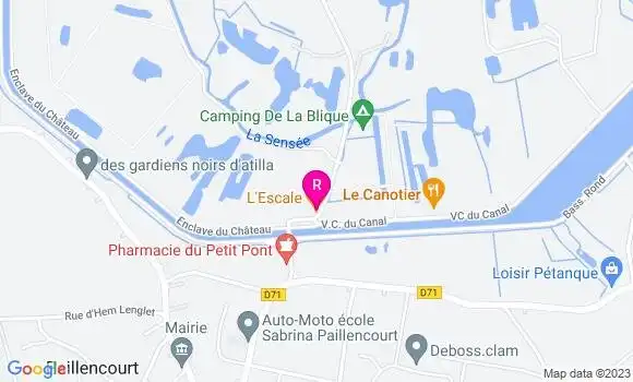 Localisation Restaurant  L