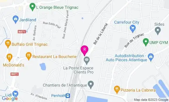Localisation Restaurant  La Liberté