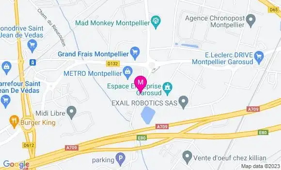 Localisation Restaurant  La Fraternité