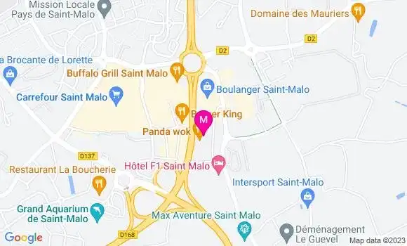 Localisation Restaurant Asiatique Panda Wok