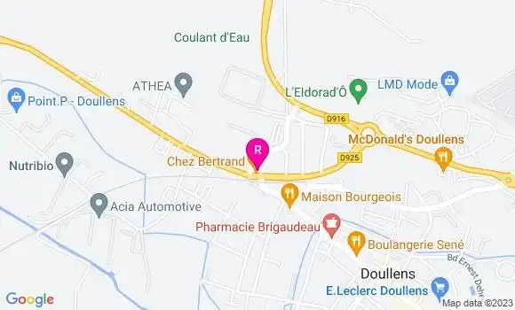 Localisation Restaurant  Chez Bertrand