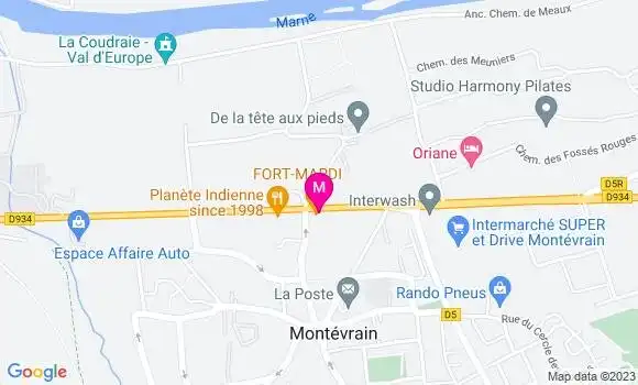 Localisation Restaurant  Fort Mardi Clos Cariou