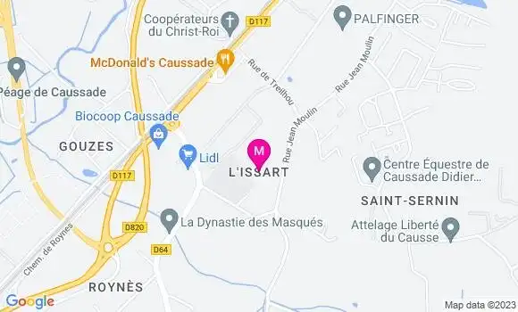 Localisation Restaurant  La Botte de Paille