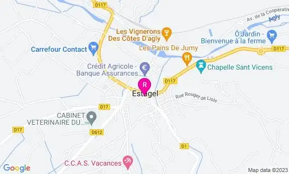 Localisation Restaurant  Le Commerce