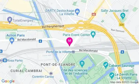 Localisation Brasserie La Consigne