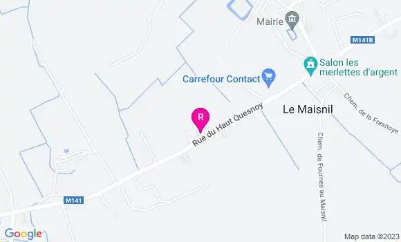 Localisation Restaurant  Le Maisnil Mon Temps