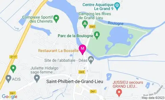 Localisation Restaurant  La Bosselle