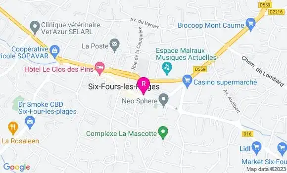 Localisation Brasserie L