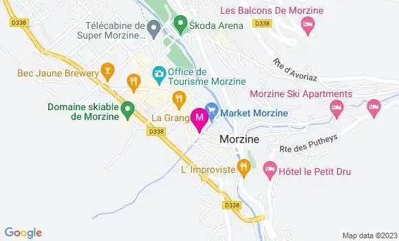 Localisation Restaurant  La Dez