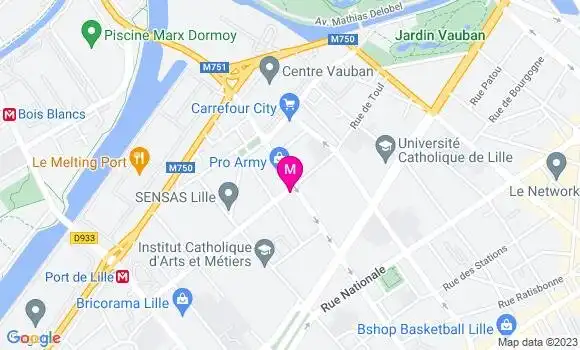 Localisation Restaurant Lounge Le B Routh
