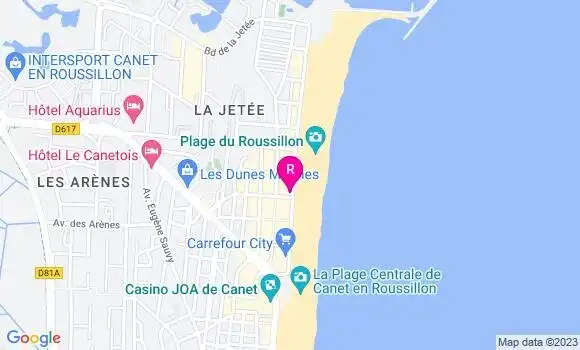 Localisation Restaurant  Sole Mio
