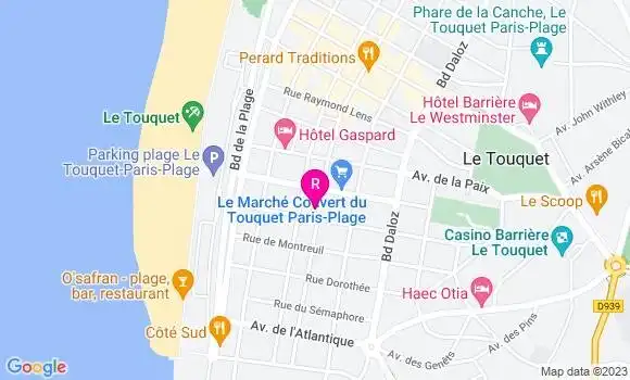 Localisation Restaurant  La Chope