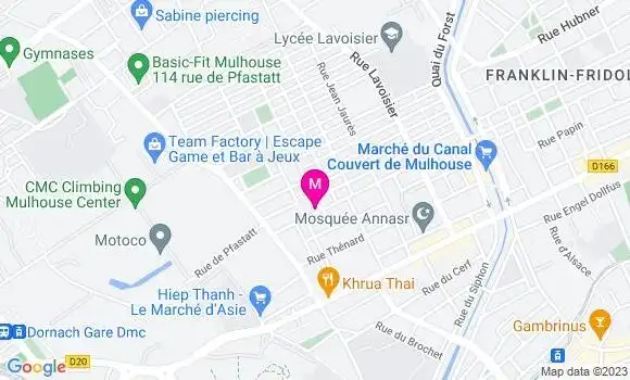 Localisation Restaurant Grill La Palm d
