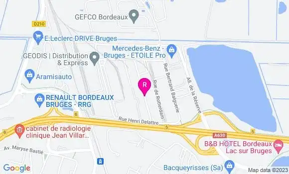 Localisation Restaurant  La Table du Fret
