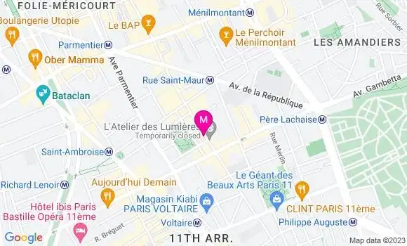 Localisation Restaurant  L