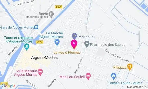 Localisation Restaurant  Le Feu ô Plumes